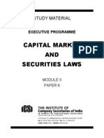 Capital Market and Securities Laws (Module II Paper 6)