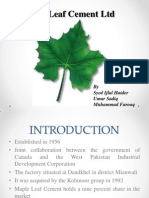 Maple Leaf Cost Accounting