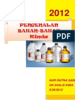 Laporan Praktikum Pengenalan Bahan-bahan Kimia (Nur Ratna Sari 25121119f Dii-Ankim)
