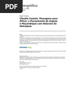 Claudia Castelo Passagens Para Africa o Povoamento de Angola e Mocambique Com Naturais Da Metropole