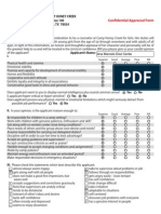 Confidential Appraisal Form EX PDF