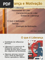 Liderança e Motivação