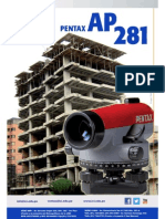 Brochure Nivel Pentax Ap281
