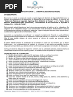 Acta de Integracion A La Comision de Seguridad e Higiene