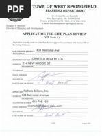 Fathers & Sons Audi Application For Site Plan Review
