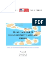 Plano Nacional de Desenvolvimento Sanitário 2012-2016 - Vol I - Cabo Verde