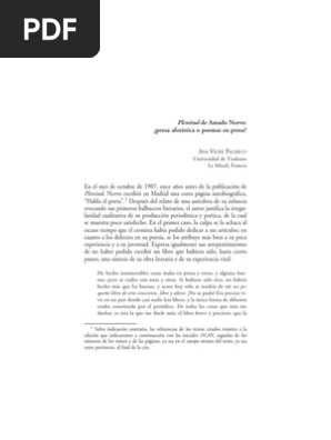 Plenitud De Amado Nervo Poesía Ensayos - 