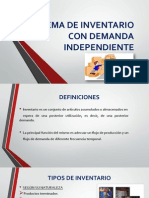 Sistema de Inventario Con Demanda Independiente