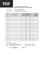 LEMBAR PENILAIAN PRESENTASI