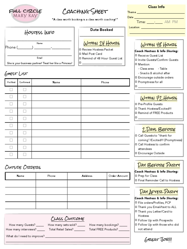 Ultimate Hostess Coaching Pdf