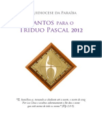 Cifras 2012 Semana Santa Triduo Pascal