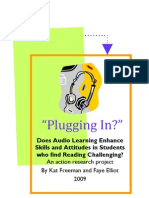 "Plugging In?": Does Audio Learning Enhance Skills and Attitudes in Students Who Find Reading Challenging?