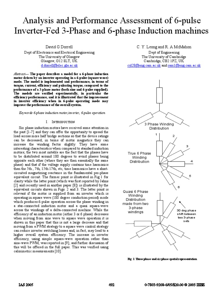 Analysis and Performance Assessment of 6-Pulse Inverter-Fed 3 Phase and ...