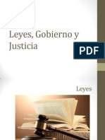 Leyes, Gobierno y Justicia