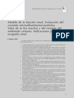 Evaluacion de La Funcion Renal