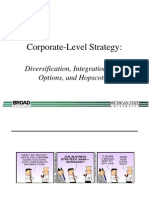 Corporate-Level Strategy:: Diversification, Integration, Real Options, and Hopscotch