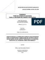 Propuesta Foro Nacional Asesor José Hernández Pereira