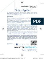 Onetouch 6033 Quick Guide Spanish