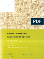Tania C. Dos Santos (Org.) - Efeitos Terapêuticos Na Psicanálise Aplicada PDF