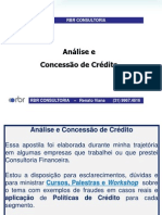 Análise de Crédito Curso Apostila