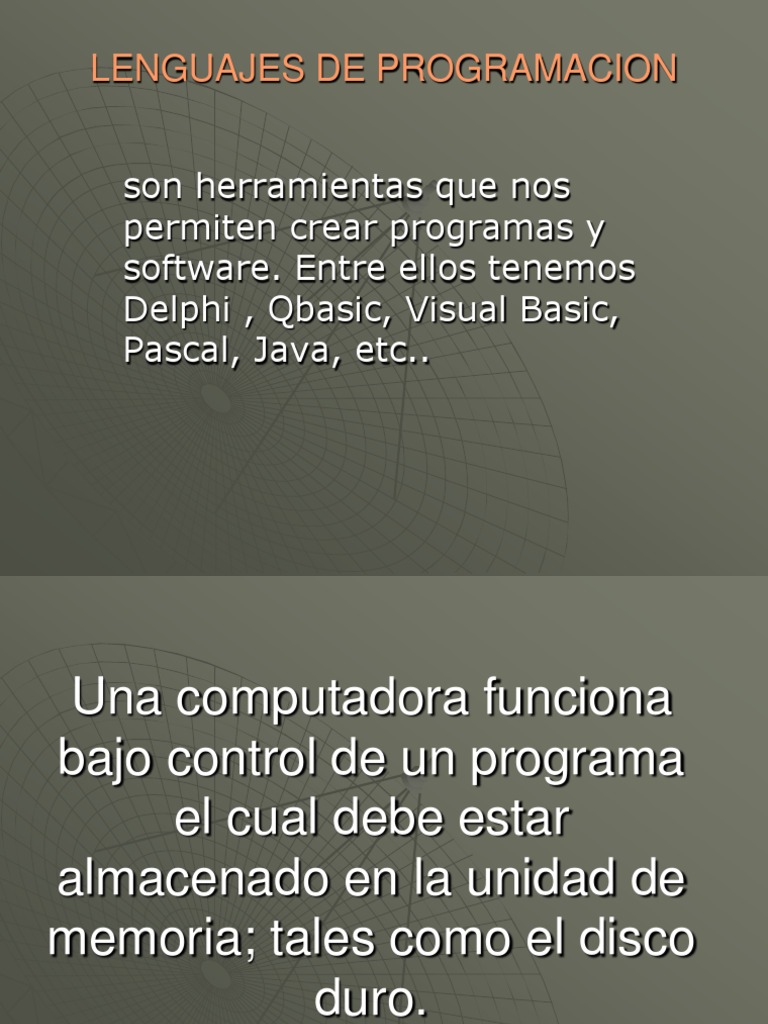 Programación en Pascal y Qbasic | PDF | Lenguaje de programación ...