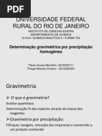 Determinação Gravimétrica de Magnésio Por Precipitação Homogênea