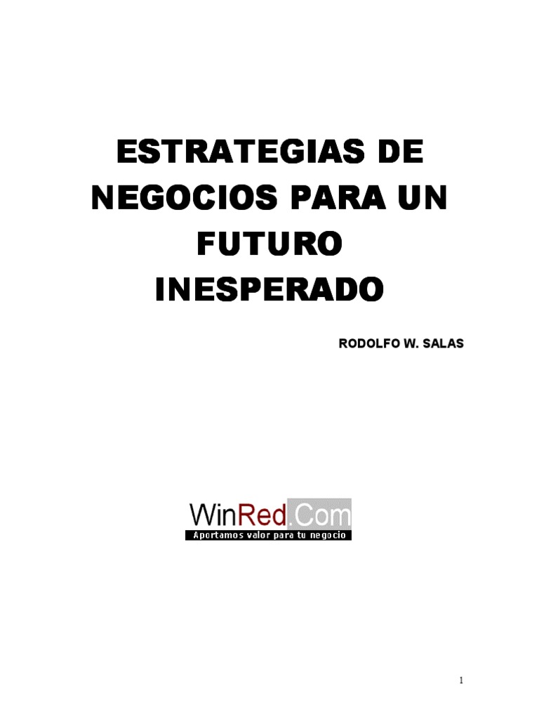 Estrategias de Negocios para el Futuro | PDF | Mercado (economía ...