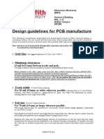 EWS Design Guidelines For PCB Manufacture May 2012