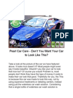 Pearl Car Care - Don’t You Want Your Car to Look Like This?