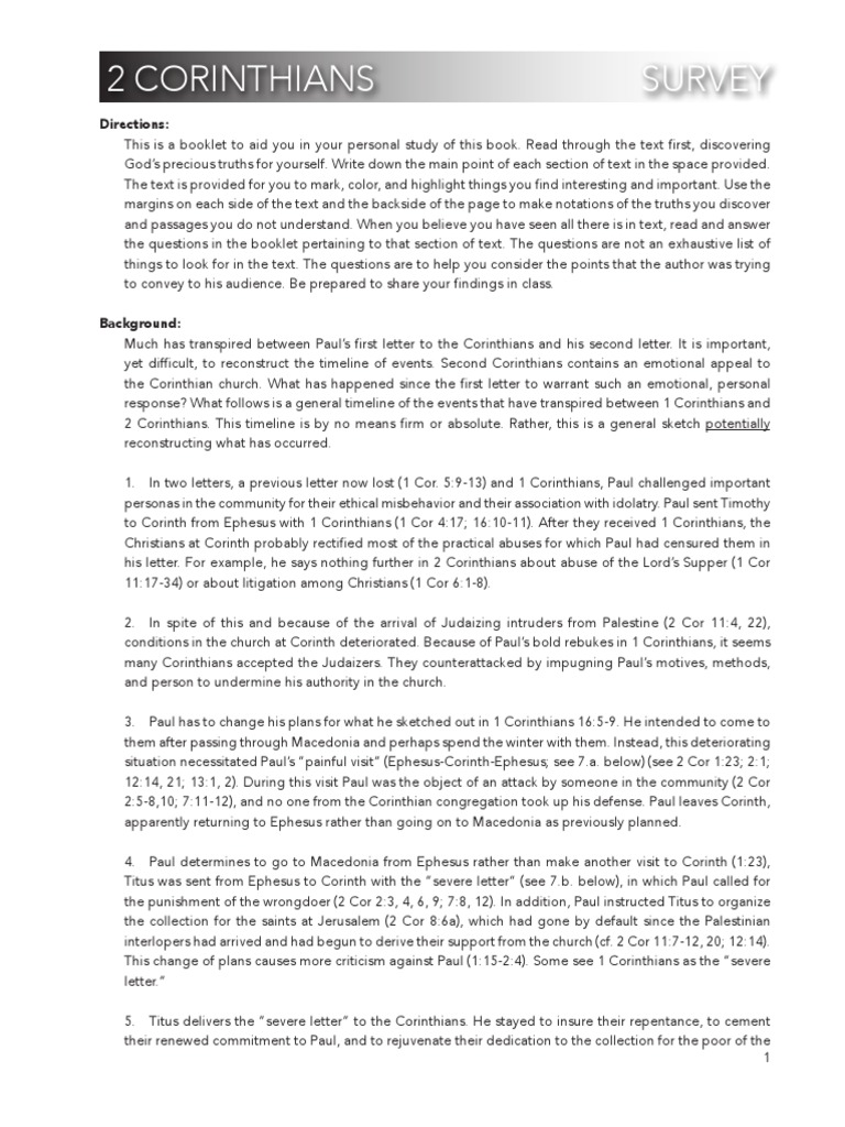Defending His Ministry An Analysis of Paul's Response to Opposition in