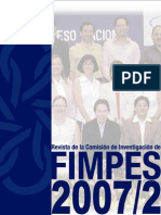 Revista de La Comisión de Investigación de FIMPES 2007 - 2