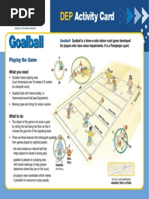 Goal Ball Pdf Recreation Hobbies