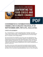 Conference Confronting Food Crisis and Climate Change[1]