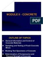 Module II - Concrete