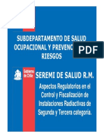 Aspectos Regulatorios Seremi Salud