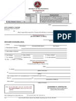 Clearance Form