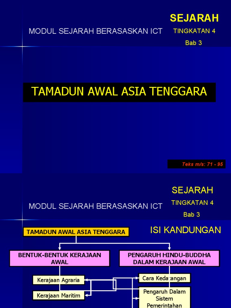 Kerajaan Kerajaan Awal Di Asia Tenggara Ppt Download