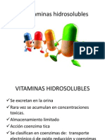 Vitaminas Hidrosolubles Quimi. Alim