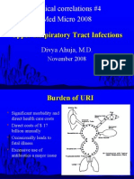 Clinical Correlations #4 Med Micro 2008 Upper Respiratory Tract Infections
