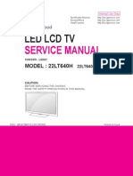 Led LCD TV: Service Manual