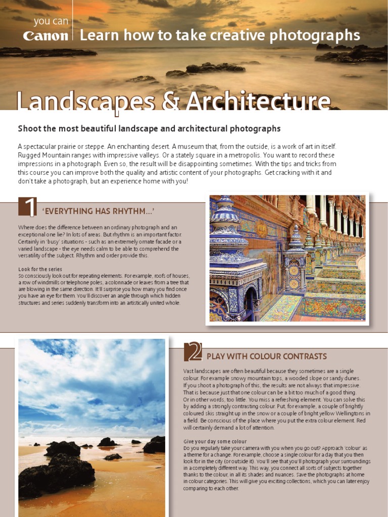 Master Landscape and Architecture Photography | PDF | Camera ...