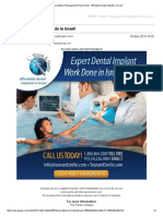 Affordable Dental Implants in Israel!