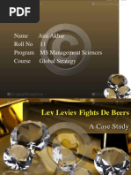 Lev Leviev Vs de Beers