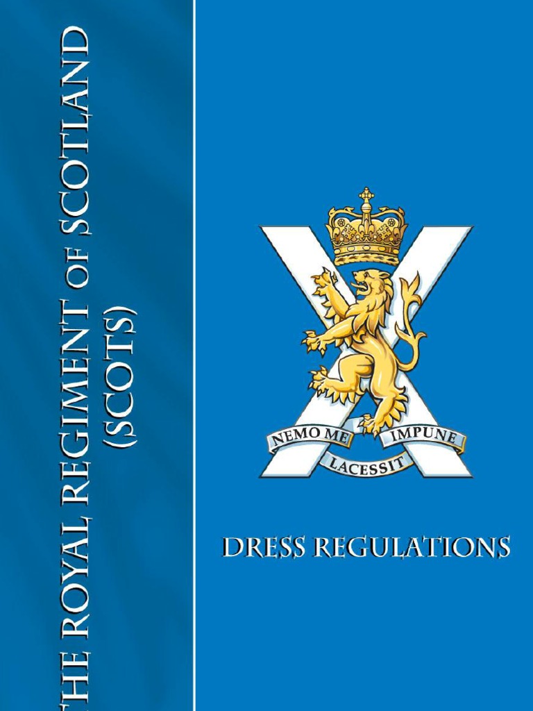 Royal Regiment of Scotland Dress Code | PDF | Military | Military ...