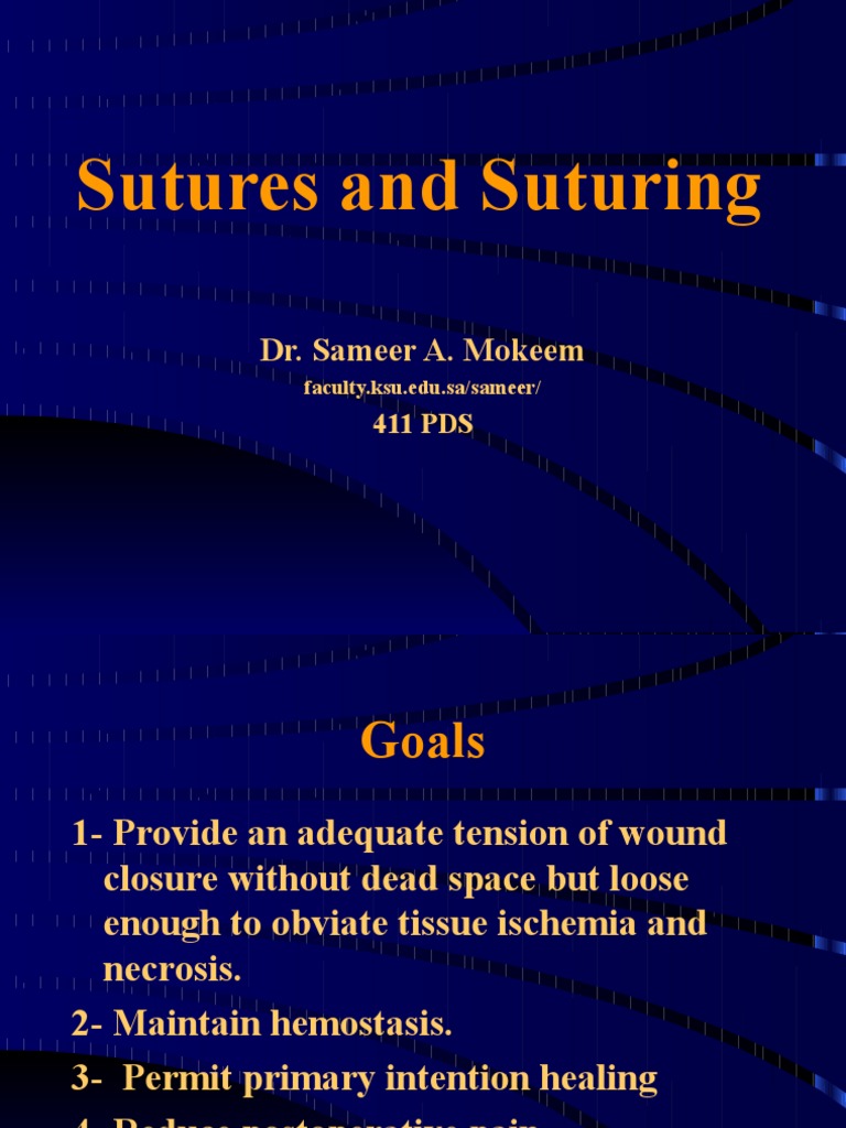 Suturing Techniques and Materials Guide | PDF | Surgical Suture | Fibers