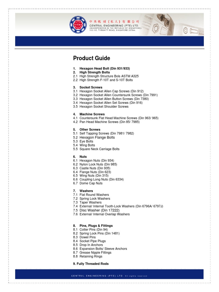 E Catalogue Pdf Screw Galvanization