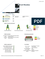 Ford Mondeo EuroNCAP