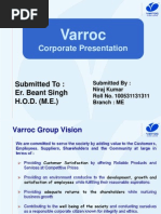 Varroc: Corporate Presentation