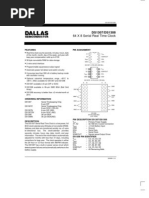 64 X 8 Serial Real Time Clock: DS1307/DS1308