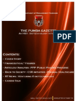 The PUMBA Gazette October '09 Edition
